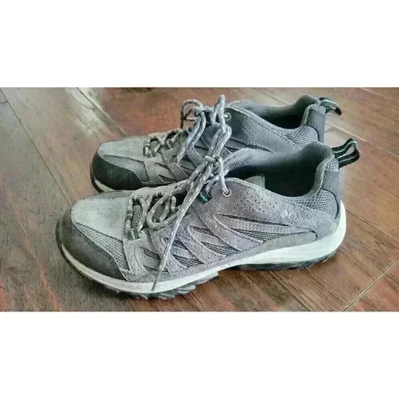 Columbia Crestwood US Women's Size 10 Hiking Shoe Athletic Graphite/Pacific Rim - Picture 1 of 6